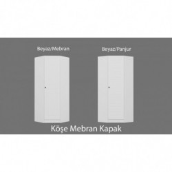 Armario Kale Corner Blinds-210 blanco persiana Practica Hogar