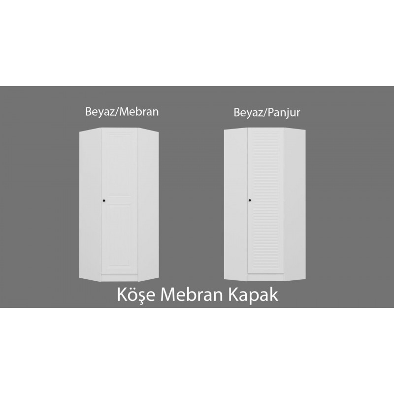 Armario Kale Corner Blinds-210 blanco persiana Practica Hogar Armario Kale Corner Blinds-210 blanco persiana Practica Hogar