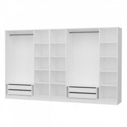 Armario Kale Mebran-4013 blanco Practica Hogar
