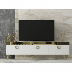 Mueble TV Safar Blanco Practica Hogar
