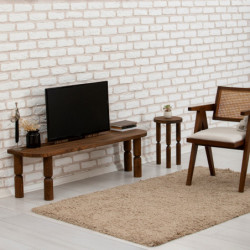 Mueble TV ida Nogal Practica Hogar
