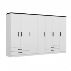 Armario Kale Plus-3046 blanco Practica Hogar