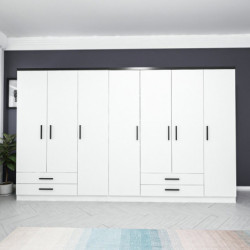 Armario Kale Plus-3909 blanco Practica Hogar
