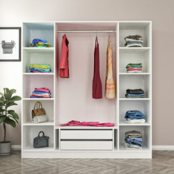 Armario Kale Plus-7784 blanco Practica Hogar