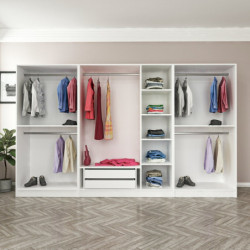 Armario Kale Plus-7788 blanco Practica Hogar
