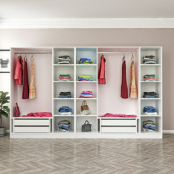 Armario Kale Plus-7789 blanco Practica Hogar