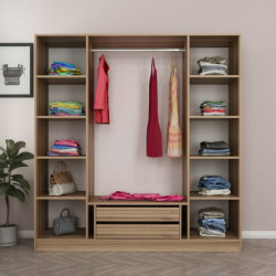 Armario Kale Plus-7794 roble Practica Hogar