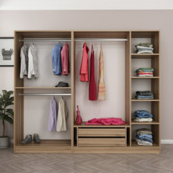 Armario Kale Plus-7795 roble Practica Hogar