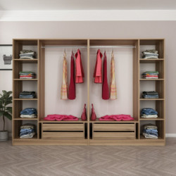 Armario Kale Plus-7797 roble Practica Hogar