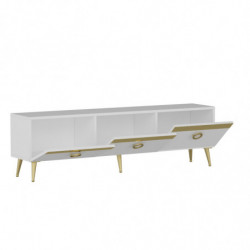 Mueble TV Safar Blanco Practica Hogar