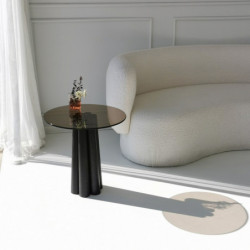 Mesa de centro Thales Negro Bronce Practica Hogar