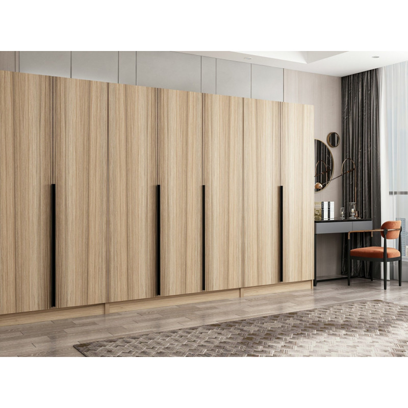 Armario Kale Plus-7798 roble Practica Hogar Armario Kale Plus-7798 roble Practica Hogar