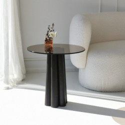 Mesa de centro Thales Negro Bronce Practica Hogar
