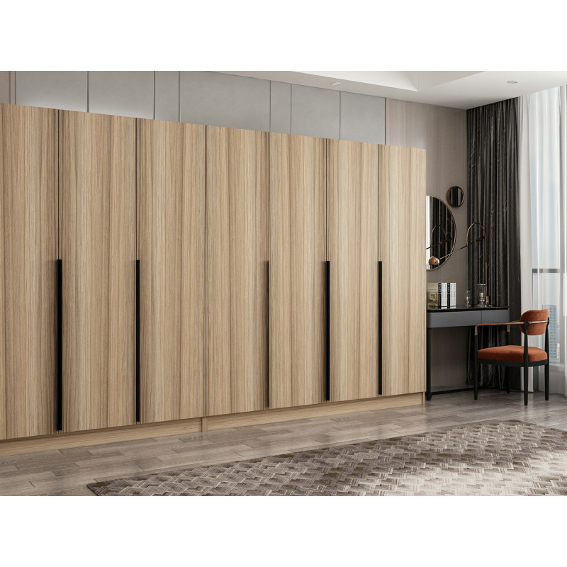 Armario Kale Plus-7799 roble Practica Hogar Armario Kale Plus-7799 roble Practica Hogar