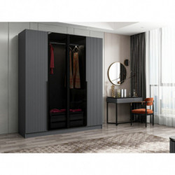 Armario Kale Plus-7802 humo Practica Hogar