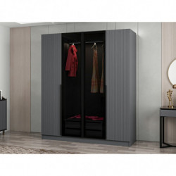 Armario Kale Plus-7802 humo Practica Hogar