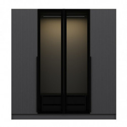 Armario Kale Plus-7802 humo Practica Hogar