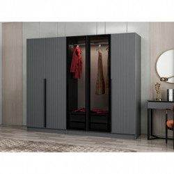 Armario Kale Plus-7803 humo Practica Hogar