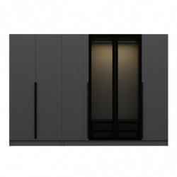 Armario Kale Plus-7804 humo Practica Hogar