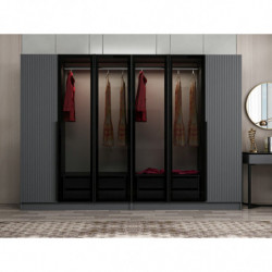 Armario Kale Plus-7805 humo Practica Hogar