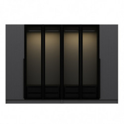 Armario Kale Plus-7805 humo Practica Hogar