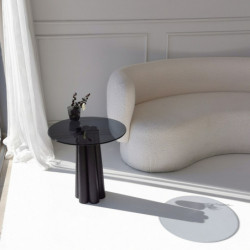 Mesa de centro Thales Gris oscuro Negro Practica Hogar