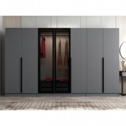 Armario Kale Plus-7806 humo Practica Hogar