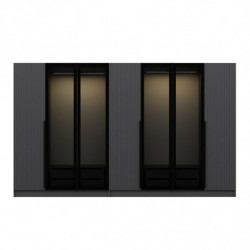 Armario Kale Plus-7807 humo Practica Hogar