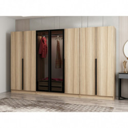 Armario Kale Plus-7822 roble humo Practica Hogar