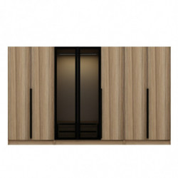 Armario Kale Plus-7822 roble humo Practica Hogar