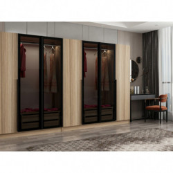 Armario Kale Plus-7823 roble humo Practica Hogar