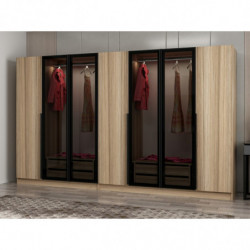 Armario Kale Plus-7823 roble humo Practica Hogar