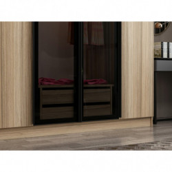 Armario Kale Plus-7823 roble humo Practica Hogar