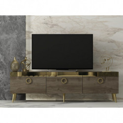 Mueble TV Safar Nogal Practica Hogar