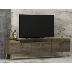 Mueble TV Safar Nogal Practica Hogar