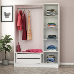 Armario Kale-2250 blanco Practica Hogar