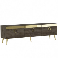 Mueble TV Safar Nogal Practica Hogar