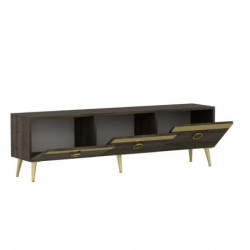 Mueble TV Safar Nogal Practica Hogar