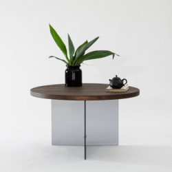 Mesa de centro Serenity Nogal Gris oscuro Practica Hogar