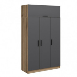 Armario Minar 3-2 255 antracita dore Practica Hogar