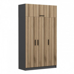 Armario Minar 255 dore antracita Practica Hogar