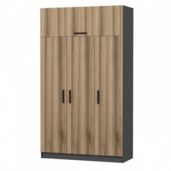 Armario Minar 255 dore antracita Practica Hogar