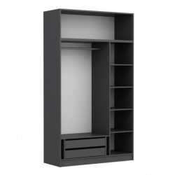 Armario Minar 255 dore antracita Practica Hogar