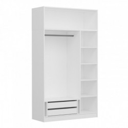 Armario Minar 3-255 antracita blanco Practica Hogar