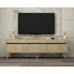 Mueble TV River Roble Zafiro Practica Hogar