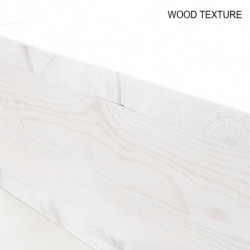 Estante de pared WR047 blanco negro 22x30x14 cm (2 piezas) Practica Hogar