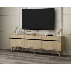 Mueble TV River Roble Zafiro Practica Hogar
