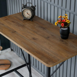 Mesa de bar Nordic Nogal Negro Practica Hogar
