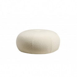 Puff Tina Bouclet blanco Practica Hogar
