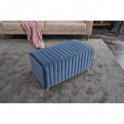 Puff Mabel Azul Practica Hogar